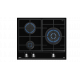 TEKA Encimera a gas  CRISTAL GZC 63310 XBB BUT. 112570021, 3 zonas, Negro. Zona Gigante